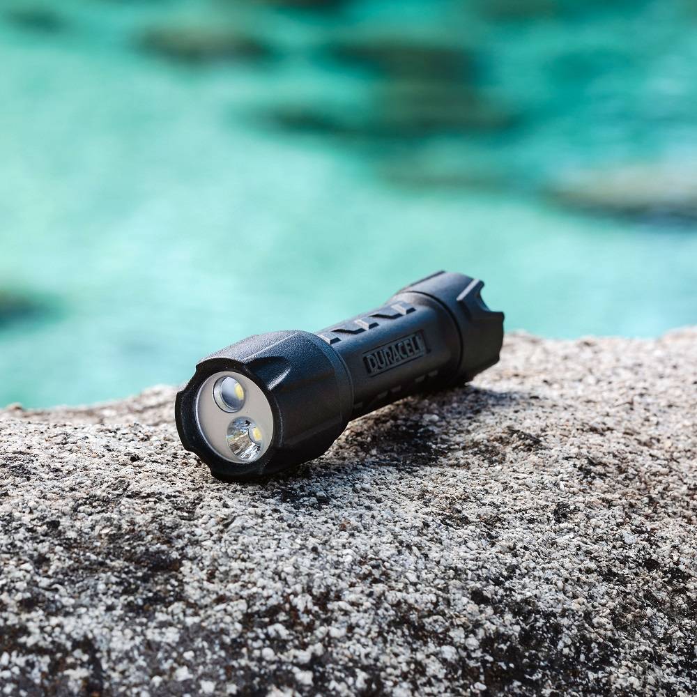 Linterna Duracell DP500, Tough P-Steel, 4 Modos de Luz, 500 Lumen, Incluye 3 Pilas AAA 7