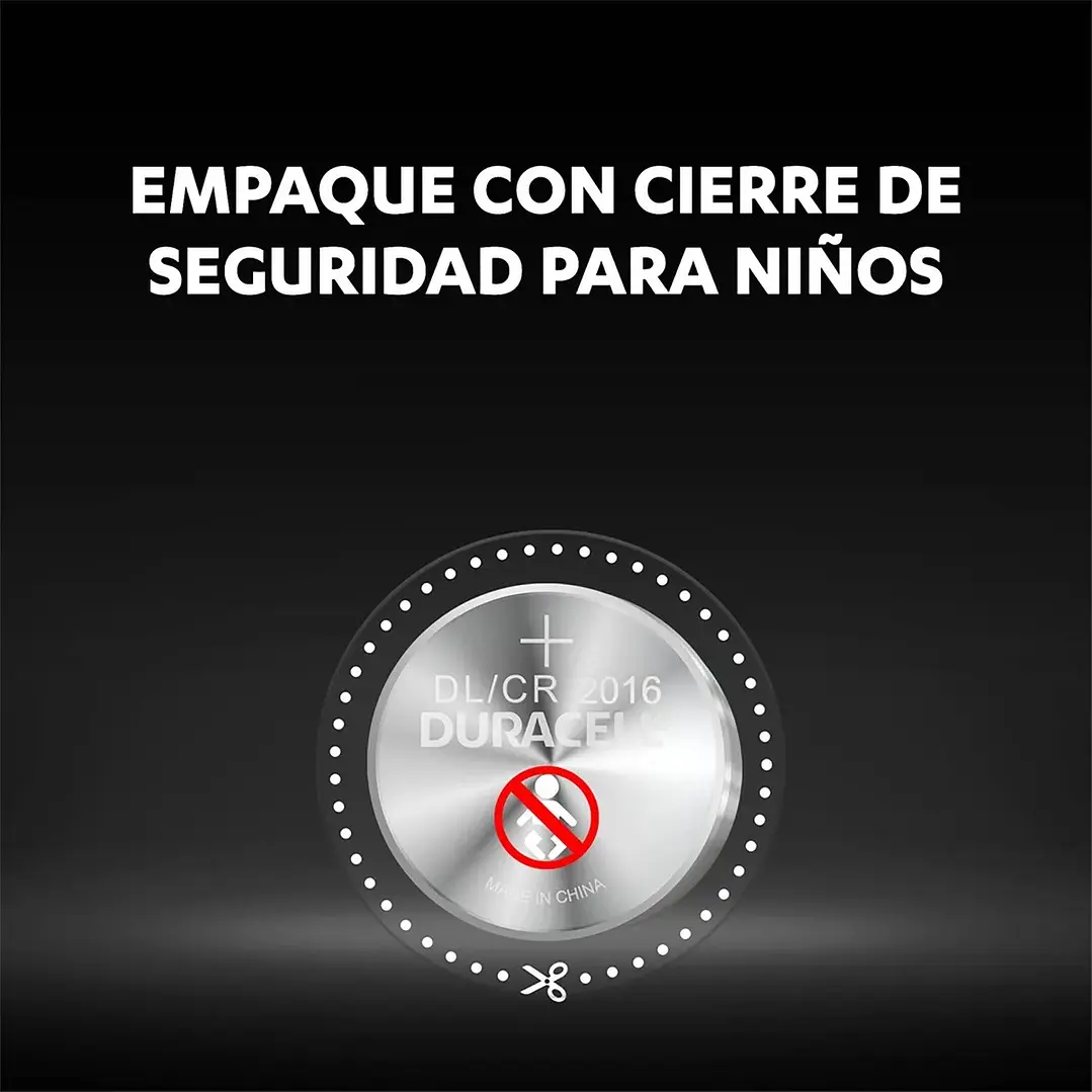 Pack de 5 Pilas de Litio Duracell 2016 3