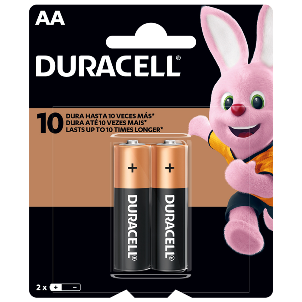 Pila AA alcalina Duracell lr6 – Blister 2 1