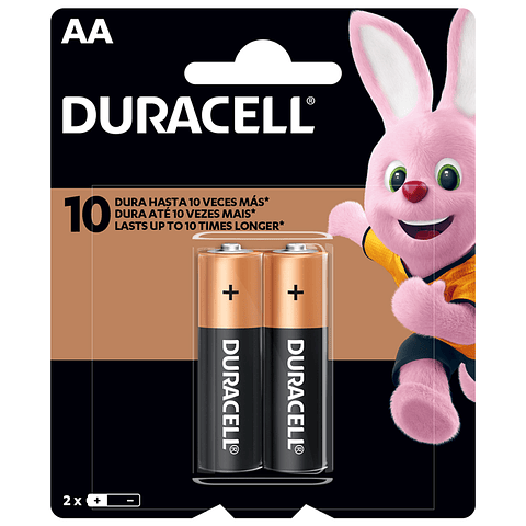 Pila AA alcalina Duracell lr6 – Blister 2