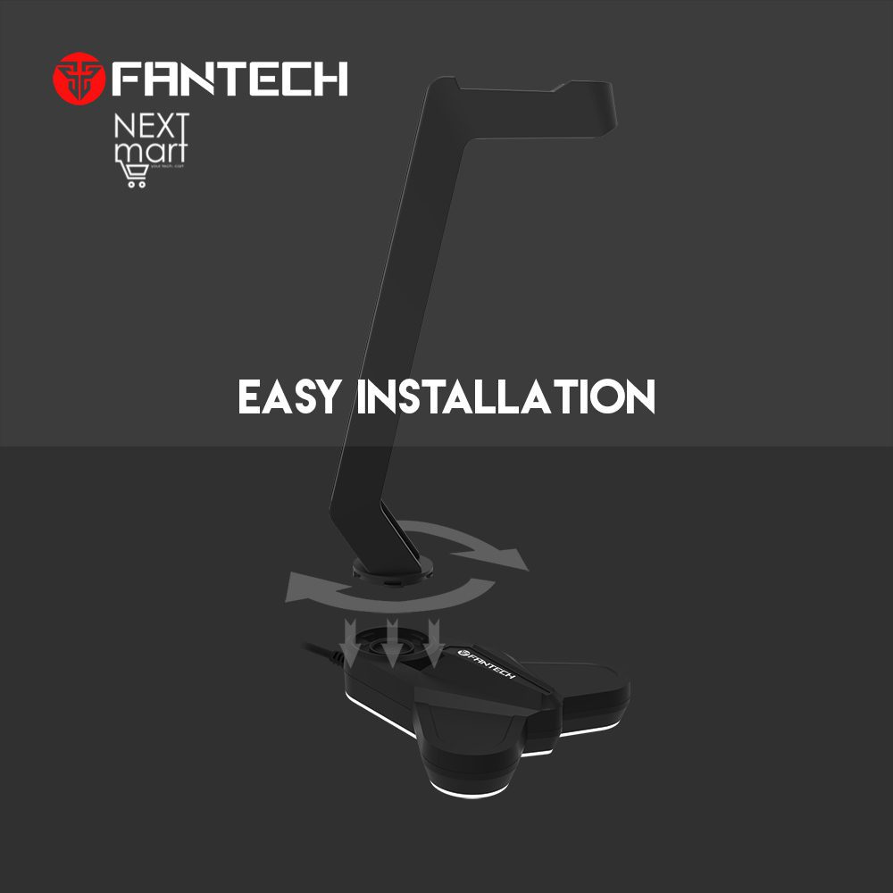 Soporte audífonos Fantech Tower AC3001S RED RGB 2