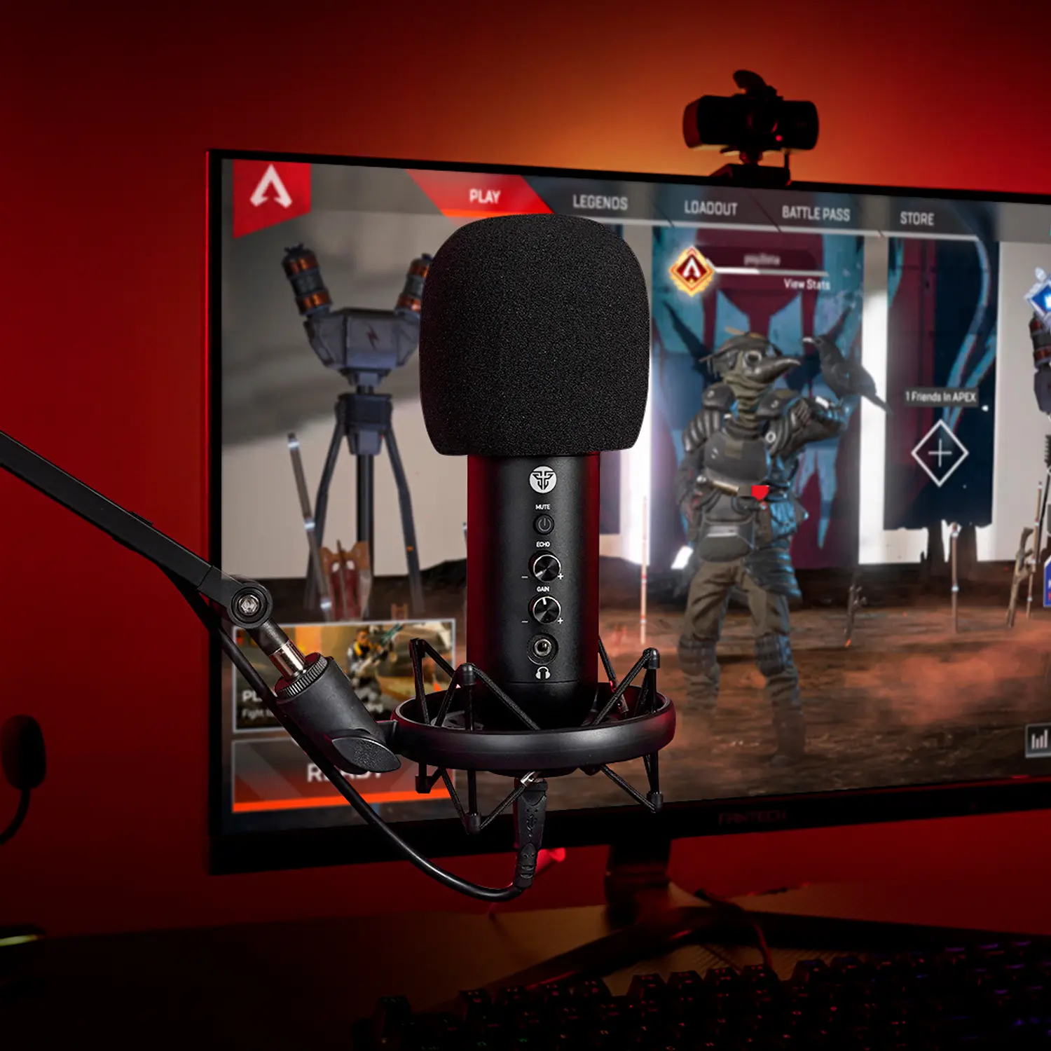 Soporte de micrófono Fantech AC902s Black 6