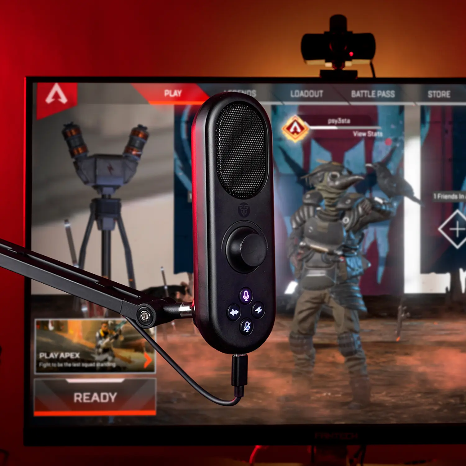 Soporte de micrófono Fantech AC902s Black 7