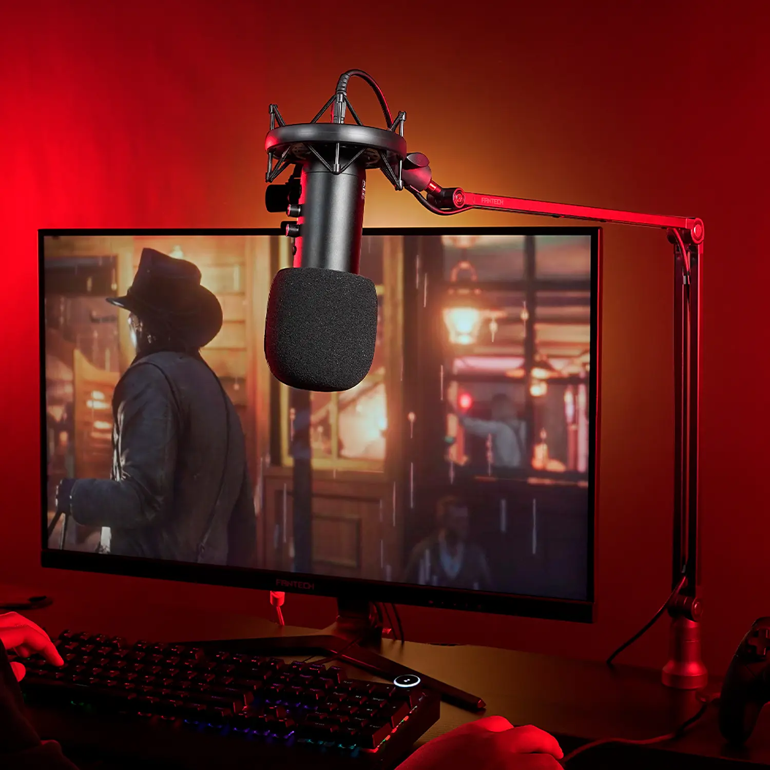 Soporte de micrófono Fantech AC902s Black 8