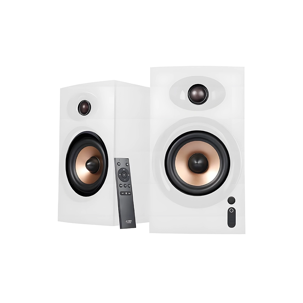 Parlantes Fenda 2.0 R23BT Bluetooth, Aux, Optical, USB, 40W RMS, Color Blanco 1