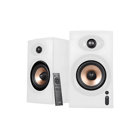 Parlantes Fenda 2.0 R23BT Bluetooth, Aux, Optical, USB, 40W RMS, Color Blanco