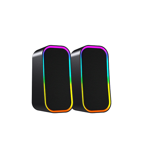 Parlante Fantech Groove RGB GS304, Color Negro