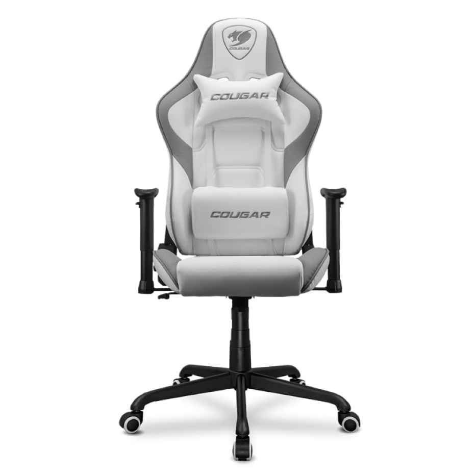 Silla Gamer Profesional Cougar Armor Elite White, 160° reclinable, 2D brazos, Almohadillas, Max120kg 1