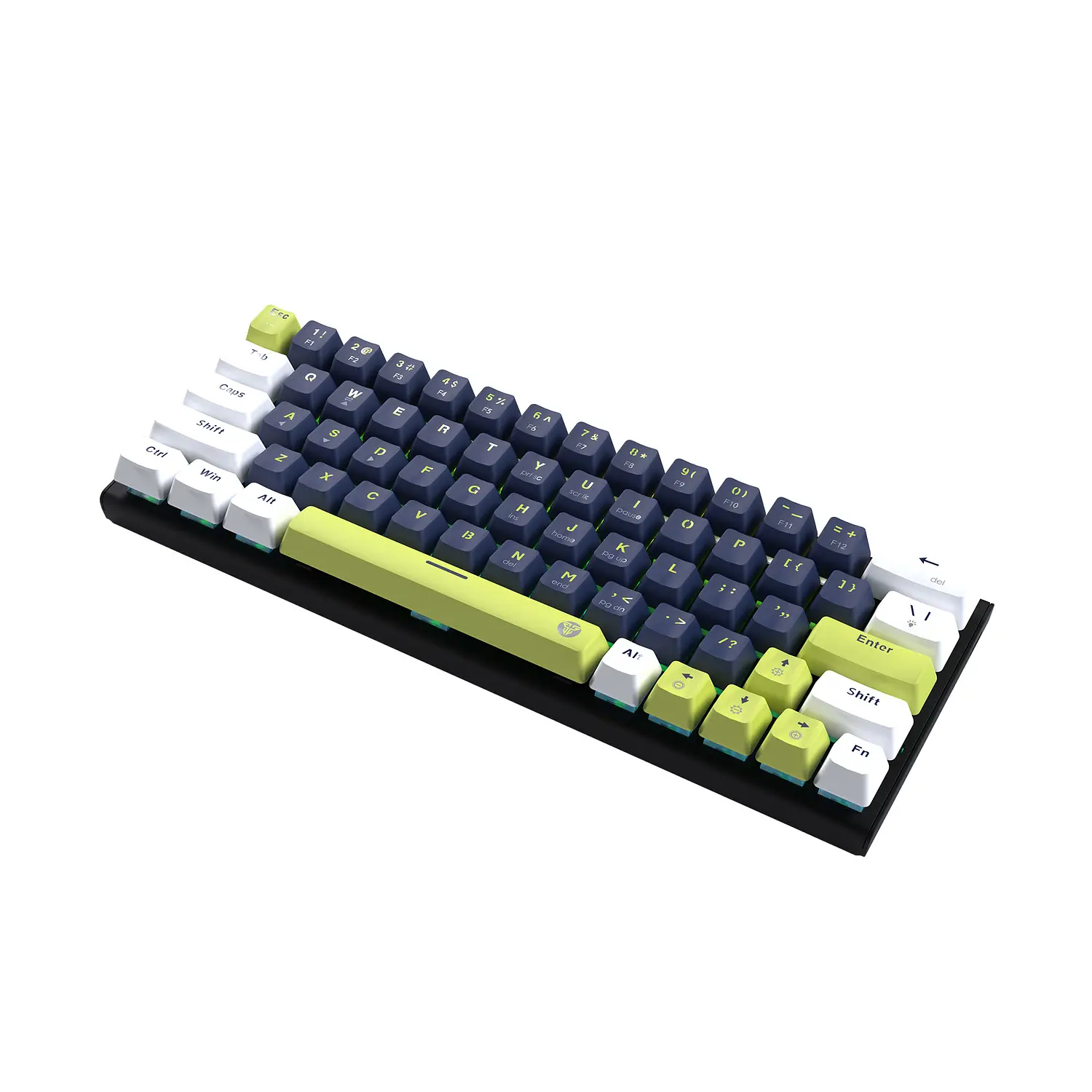 Teclado mecánico Fantech ATOM63 RGB MORI Blue MK874V2 factor 60% Sw blue 2