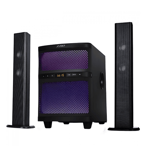 Parlantes Fenda 2.1 T-220X Bluetooth 5.0/USB/FM/Aux 35w RMS
