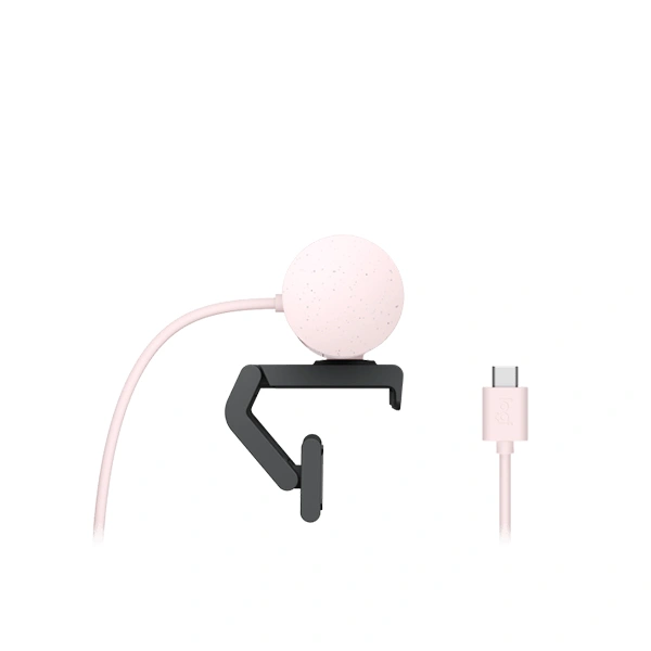 Cámara Web Logitech BRIO 500, Full HD 1080p, Color Rosado 6