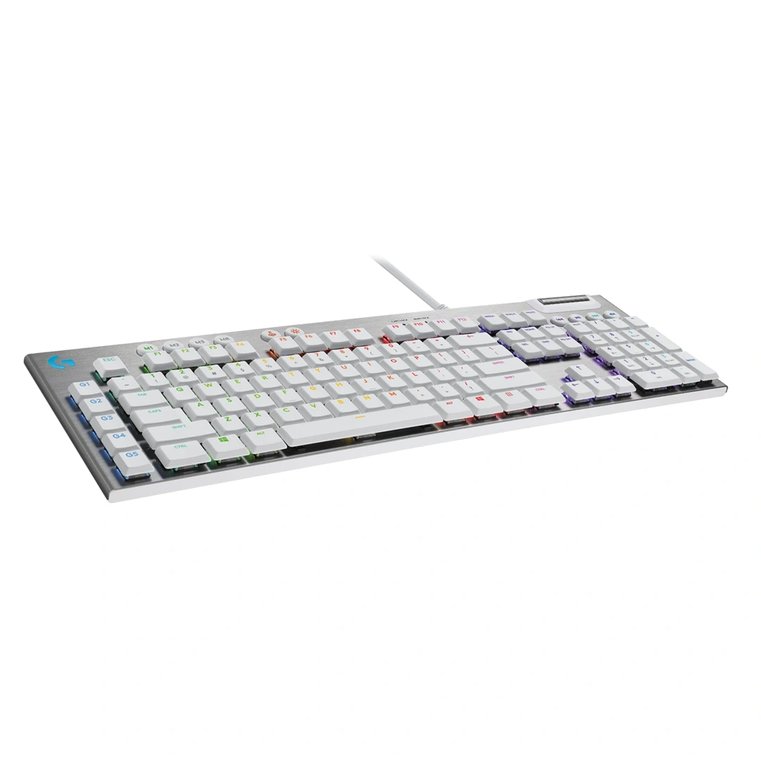 Teclado Logitech G815 RGB Lightsync, Color Blanco, Sw Café (En) 2