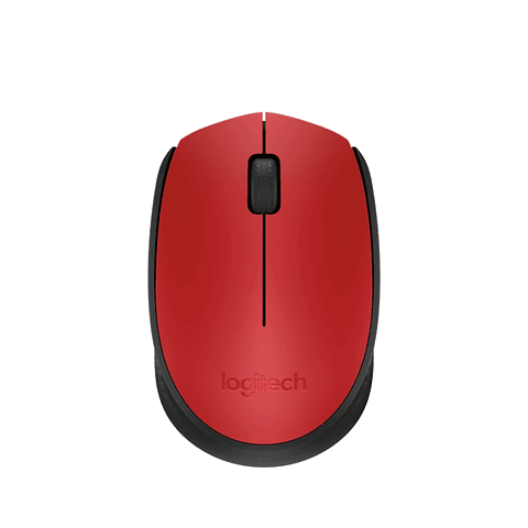 Mouse inalámbrico Logitech M170, Color Rojo