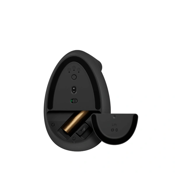 Mouse Ergonómico inalámbrico Logitech Lift, Color Grafito 5