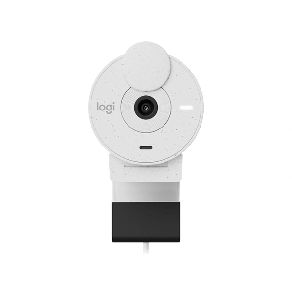 Cámara Web Logitech BRIO 300, Full HD 1080p, Color Blanco 1
