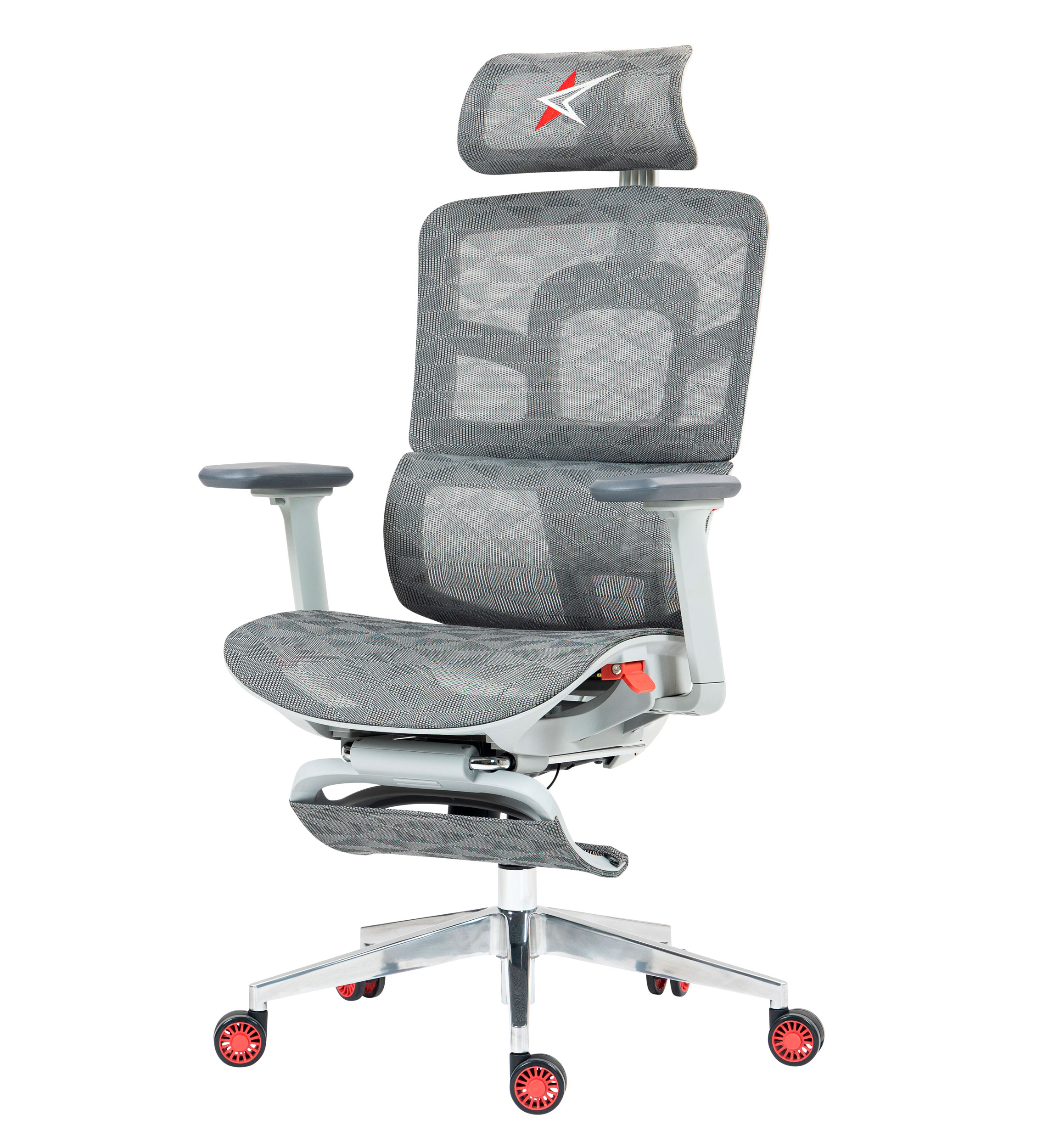 Silla Ergonómica DRAGSTER M4 TriMesh Gray 4