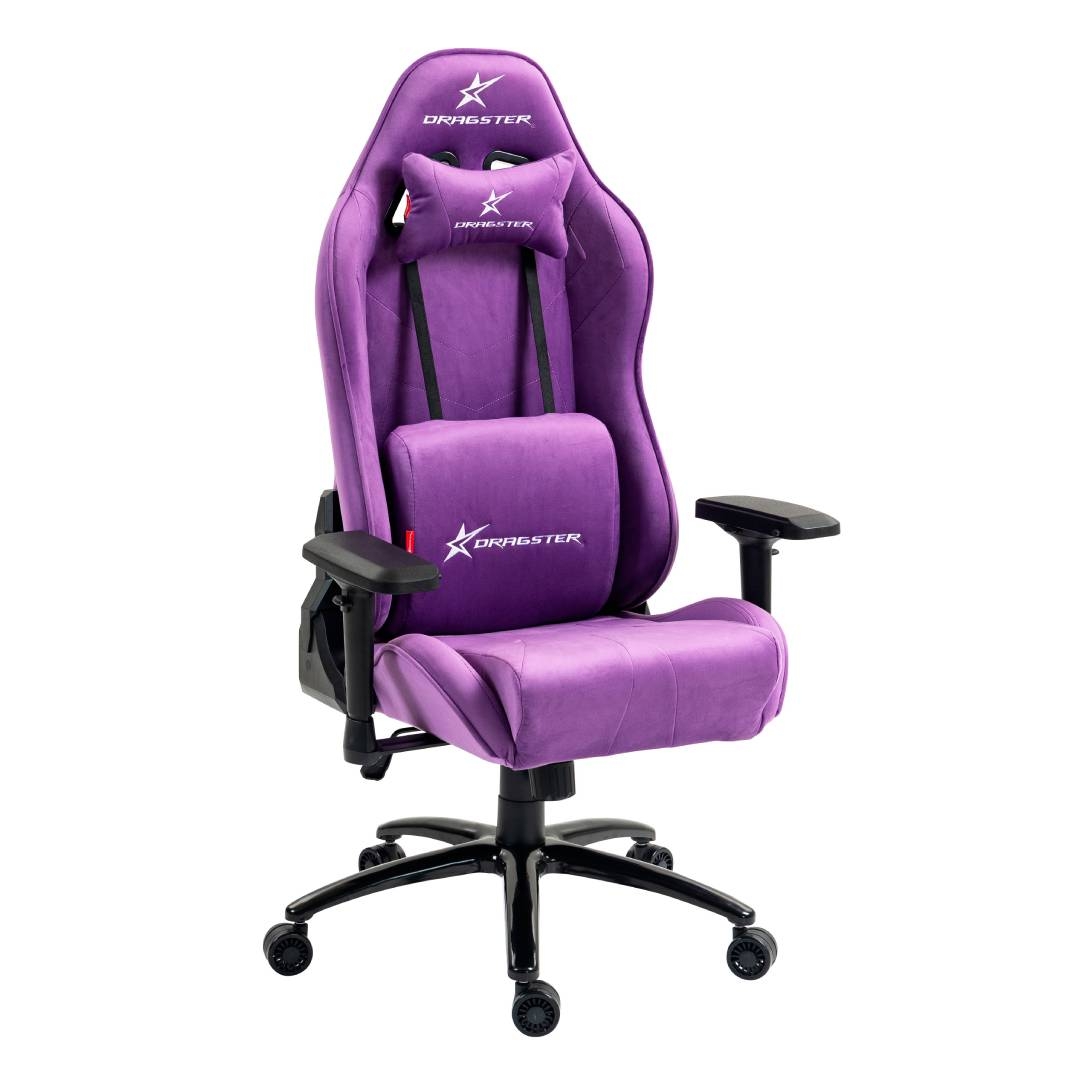 Silla Gamer DRAGSTER GT500 PRO Alcantara Violetto 4