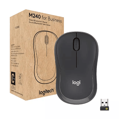 Mouse Logitech Bluetooth  M240 for Business Grafito