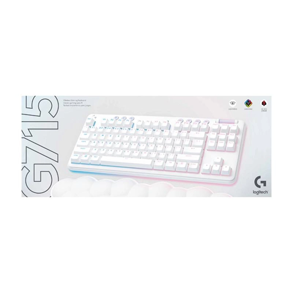 Teclado Mecánico Logitech G715 TKL Brown Switch Wireless 4