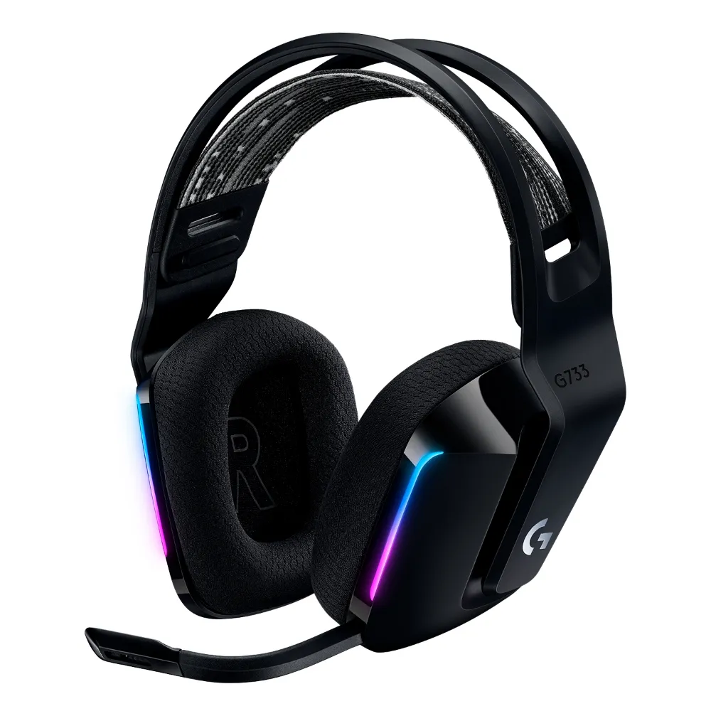 Audífono Gamer Logitech G733 Inalámbricos Lightspeed RGB Black 1