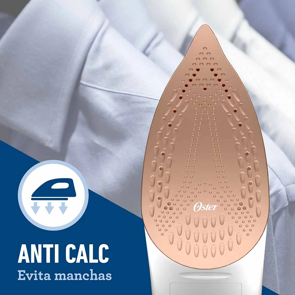 Plancha de vapor con suela grande de cerámica Oster® GCSTEP2501 6