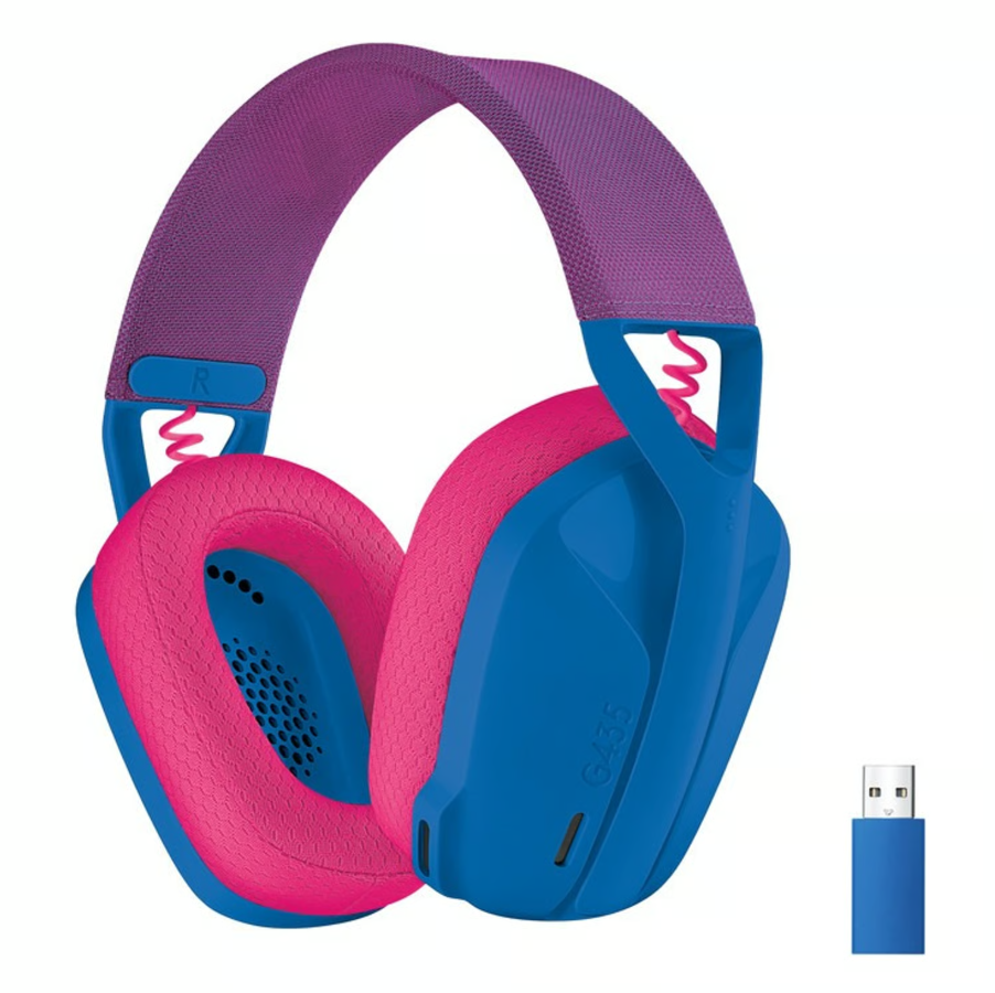 Audífono Gamer Logitech G435, Sonido Estéreo, Inalámbrico, Azul 1