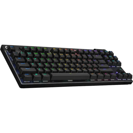 Teclado Gamer Inalámbrico Logitech PRO X TKL LIGHTSPEED, Mecánico, Switch GX Brown, Inglés, Black 2