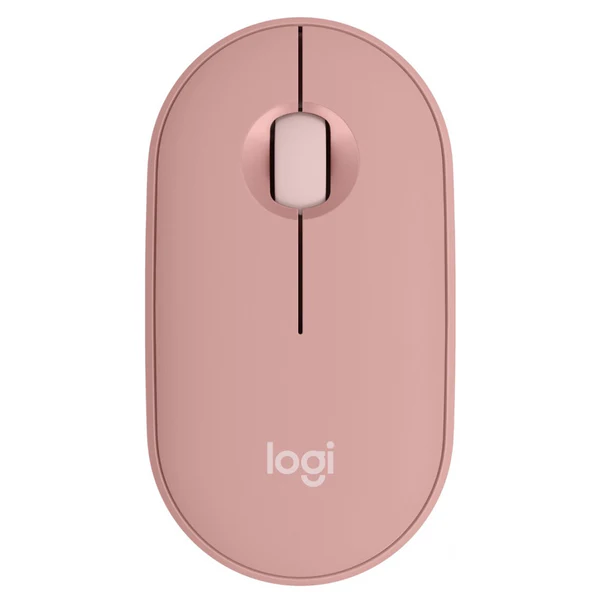 Logitech Pebble Mouse 2 M350s Rosado – Diseño Minimalista y Portátil 1