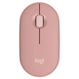 Logitech Pebble Mouse 2 M350s Rosado – Diseño Minimalista y Portátil
