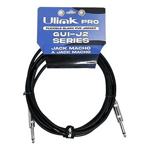 CABLE DE AUDIO JACK MACHO MACHO MONO 6MTS UL-GUIJ206 ULINK