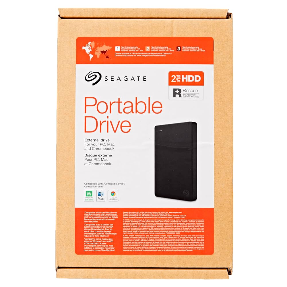 Disco Duro Seagate portable 2TB HDD 2