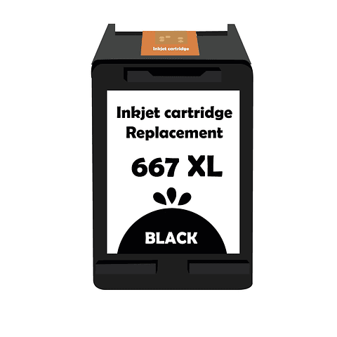 Tinta Alternativa Para 667xl negro Formato Blister 21ml