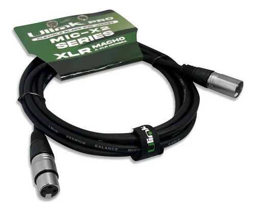 Cable De Audio Xlr Macho Hembra De 6 Mts Ul-mic-x2006 2