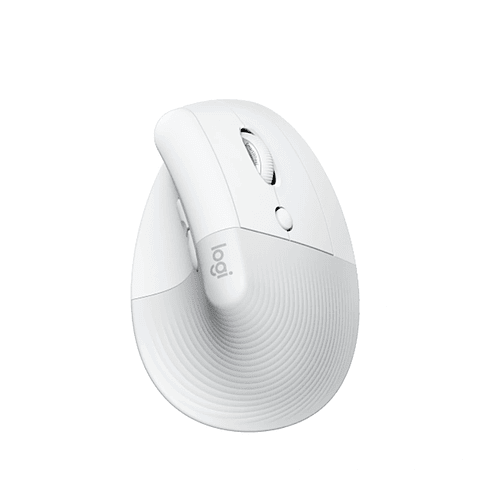 Mouse Ergonómico inalámbrico Logitech Lift, Color Blanco