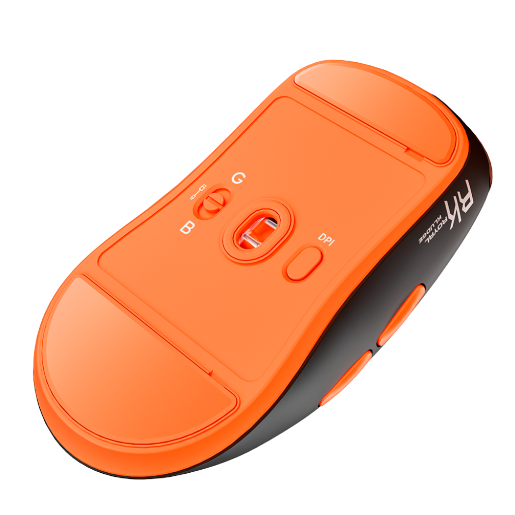 Mouse Royal Kludge RKM30 12000 Dpi 41g Wireless Black Orange 4