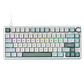Teclado Mecánico Royal Kludge sky cyan con cable R75 75% SW Brown - Miniatura 1