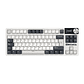 Teclado Mecánico Royal Kludge RK S85 WHITE NIGHT TKL 80% TRI-MODE - Miniatura 1