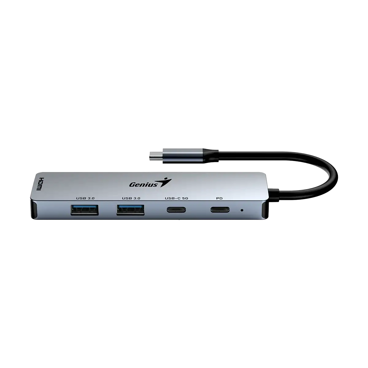 Hub 5 Puertos 2Usb 3,0 Hdmi Usb/C 5 En 1 Uh-500 Genius 2