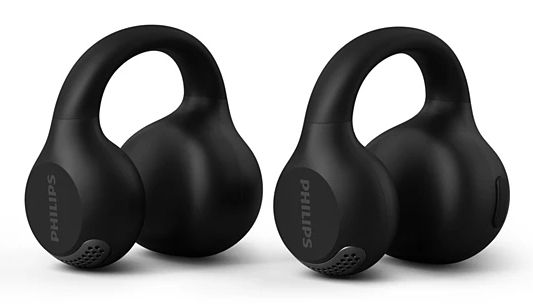  Audifono Bluetooth De Oido Abierto Taq2000 Black Philips 5