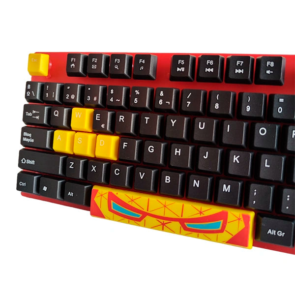 Kit 3 En 1 Marvel Iron Man, Mouse + Teclado + Audífonos 2