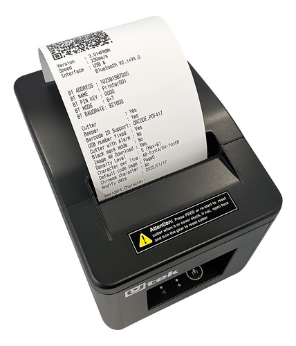 Impresora Utek Ut-Prt810Ubt Portátil Y Eficiente 1
