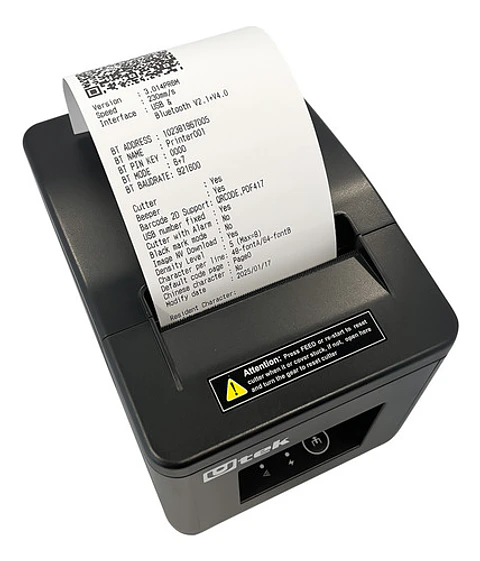 Impresora Utek Ut-Prt810Ubt Portátil Y Eficiente