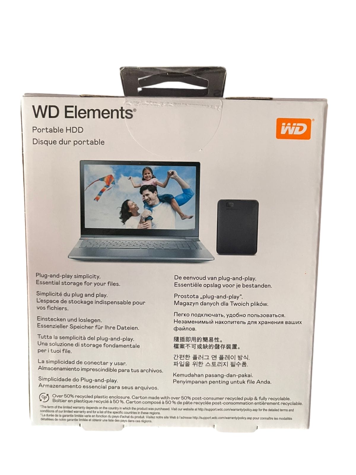 Disco Duro Externo 2Tb Wd Elements 4