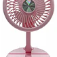 Ventilador Plegable Recargable Usb Portátil Rosado Tecnolab - Miniatura 1