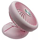 Ventilador Plegable Recargable Usb Portátil Rosado Tecnolab - Miniatura 4