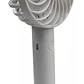 Ventilador Recargable Portátil Con Soporte Blanco - Miniatura 2