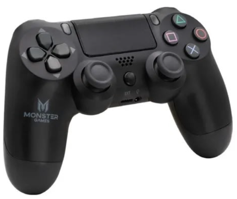 Joystick Inalámbrico Double Shock  Playstation 4 Monster Games Black 1