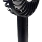 Ventilador Recargable Portátil Con Soporte Negro - Miniatura 2