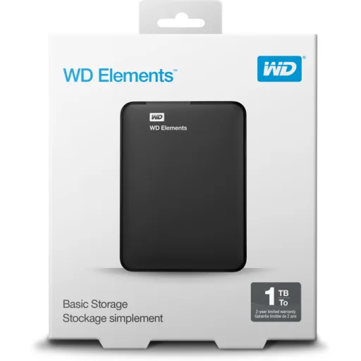 Disco Duro Externo Western Digital Elements Portable 1Tb 2.5