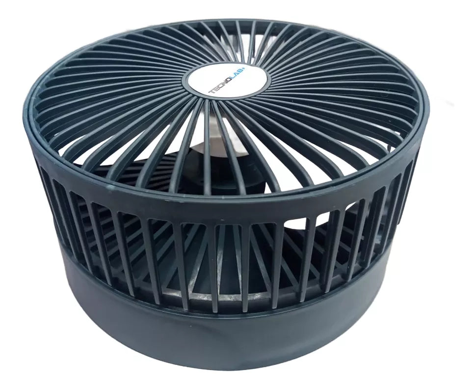 Ventilador Recargable Portátil Usb Plegable Verde Tecnolab 5